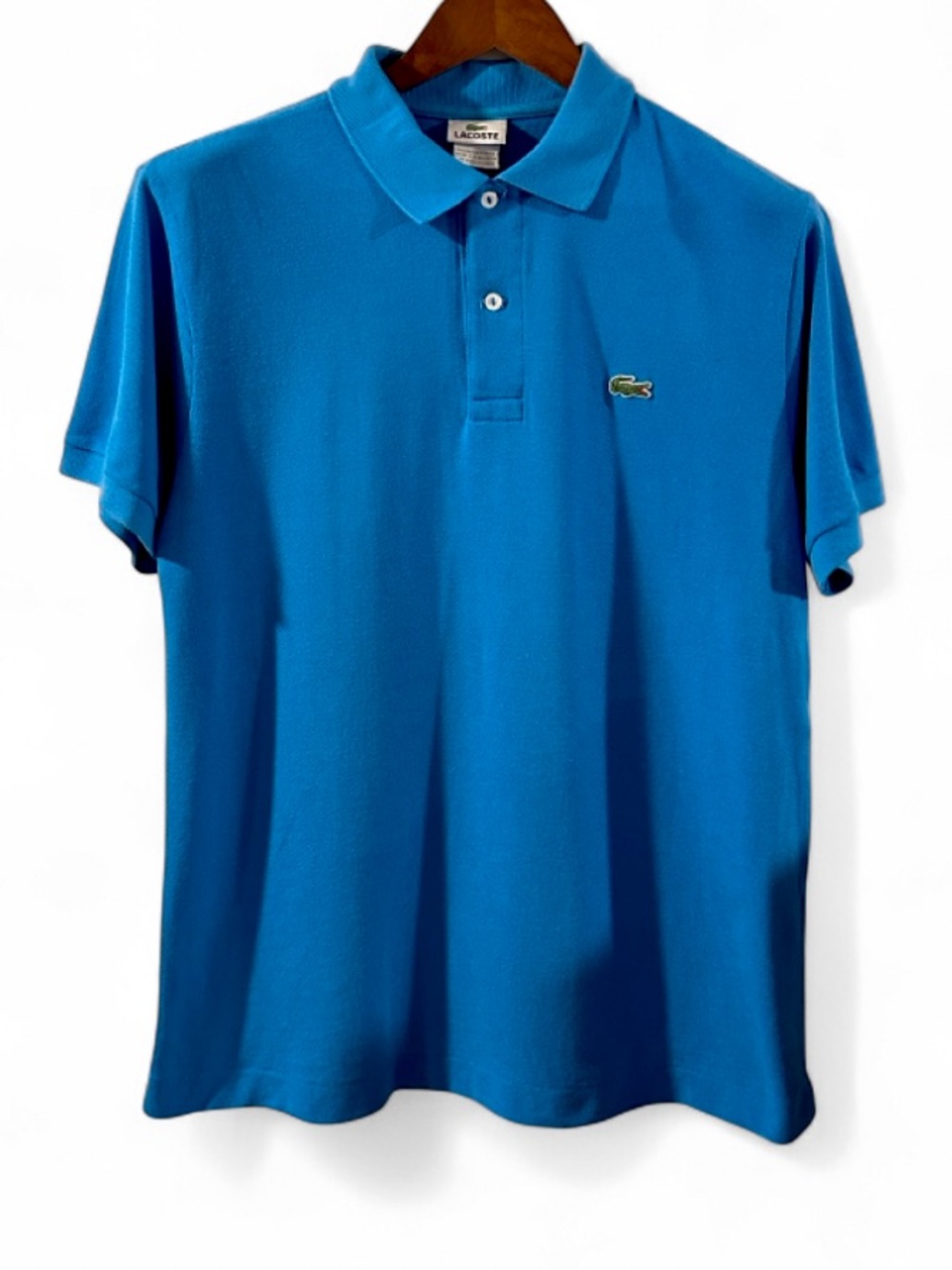 Lacoste Teal Blue Men’s Polo Shirt Size 4 (Medium)